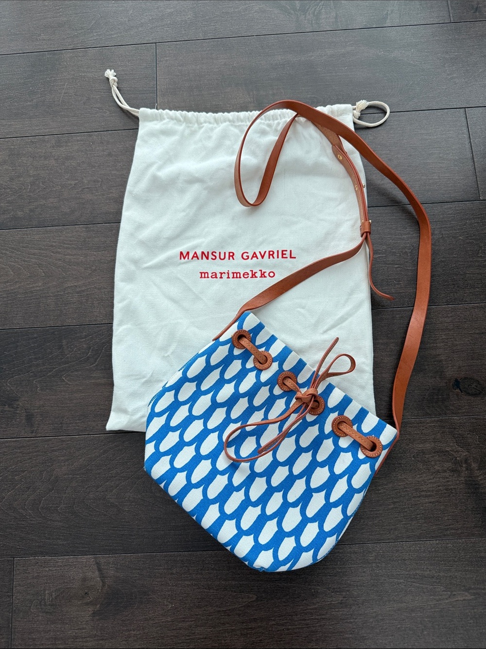 Mansur Gavriel X Marimekko Mini Mini Bucket - Suomu